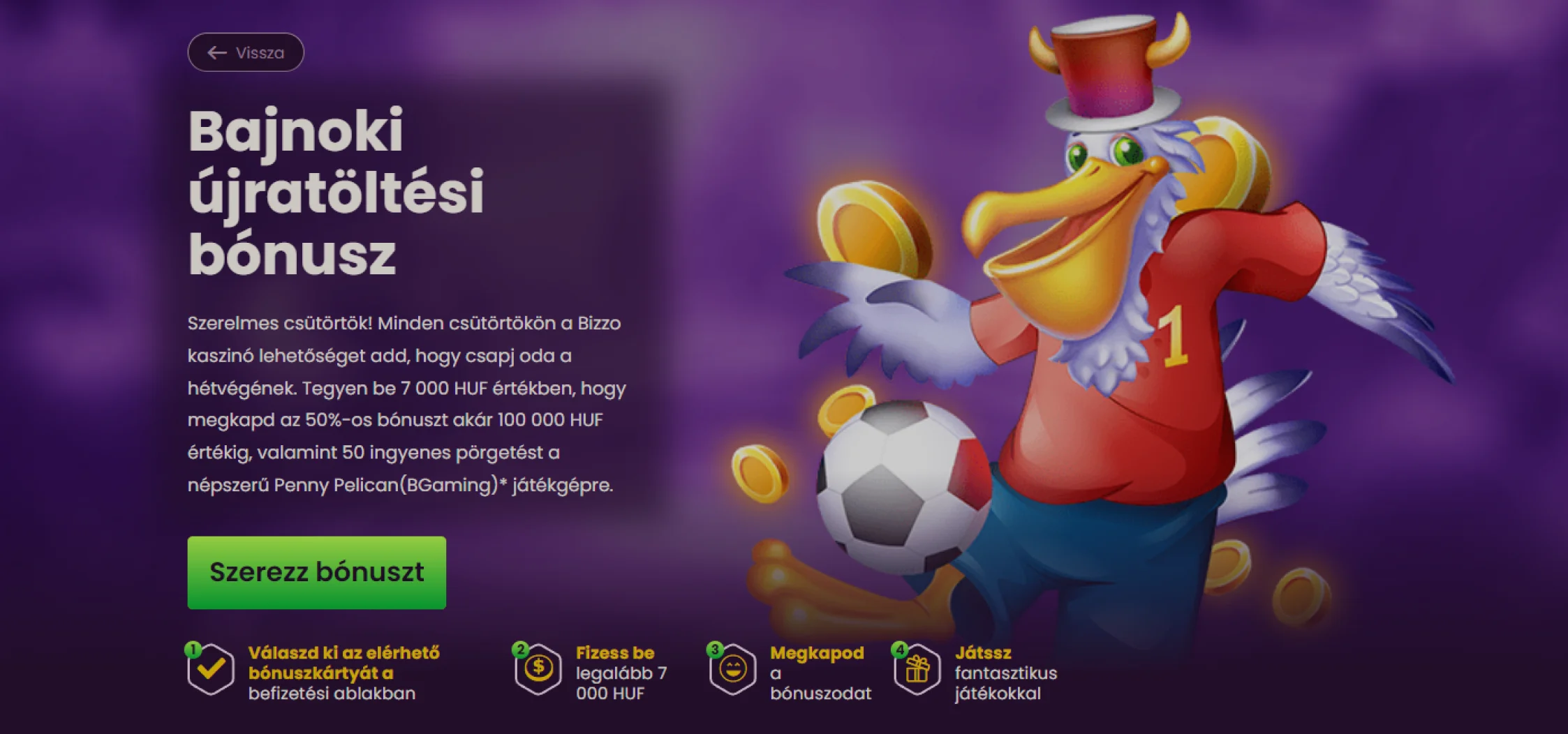 Bizzo Casino Bónusz Ajánlatok